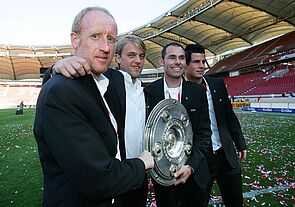 Ebbo Trautner feierte 2007 die Meisterschaft gemeinsam mit Timo Hildebrand (Foto: Firo)