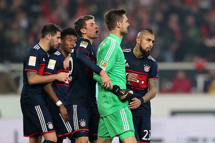 17. Spieltag Bundesliga - VfB Stuttgart gegen FC Bayern ...